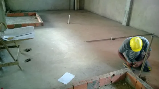 Instalação de piso epoxi